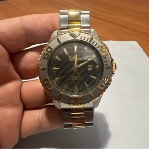 Invicta Gold and Silver Men's Watch